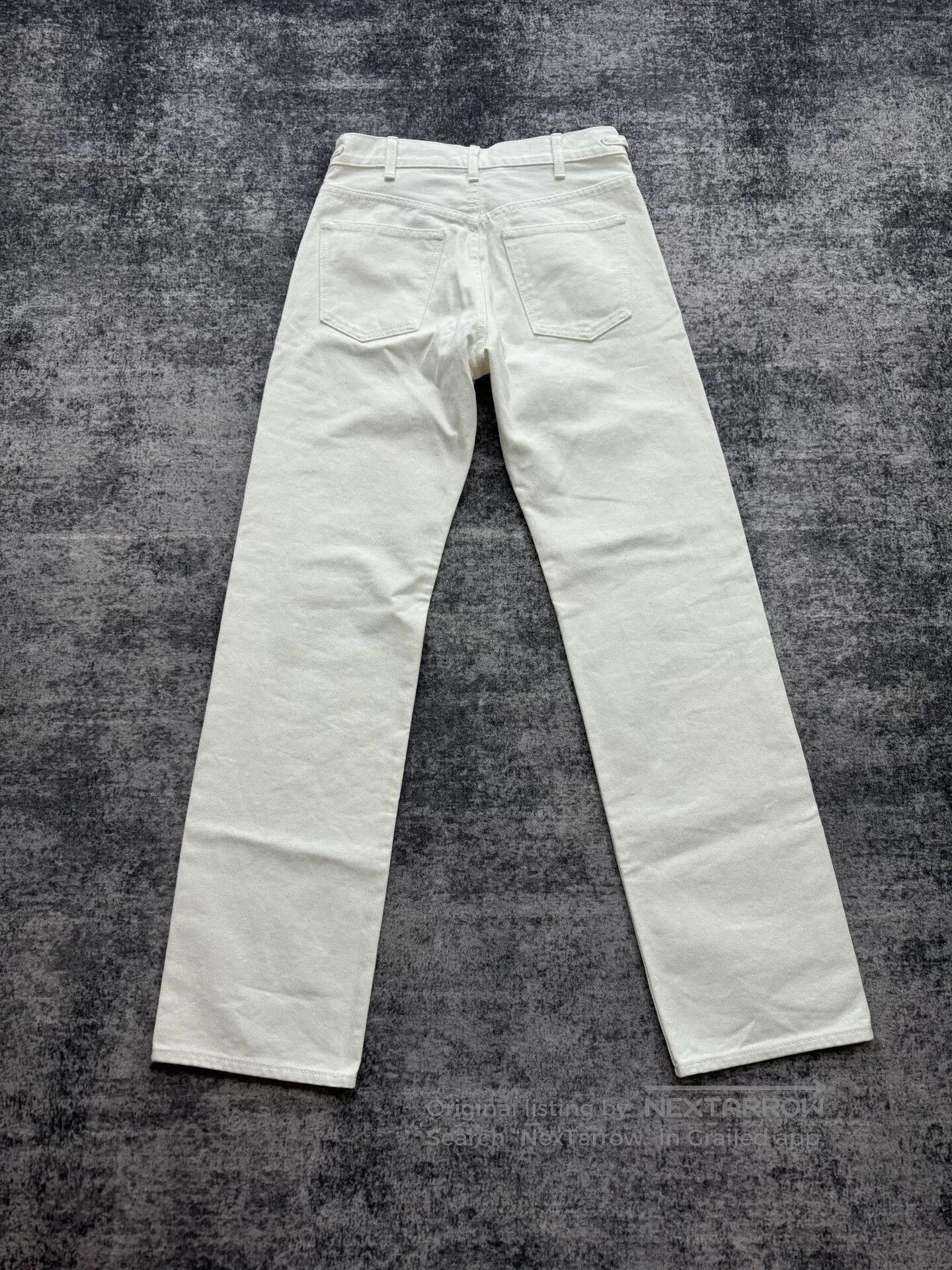 Celine celine white chain straight leg jeans. Size 25" / US 0 / IT 36 - 2 Thumbnail