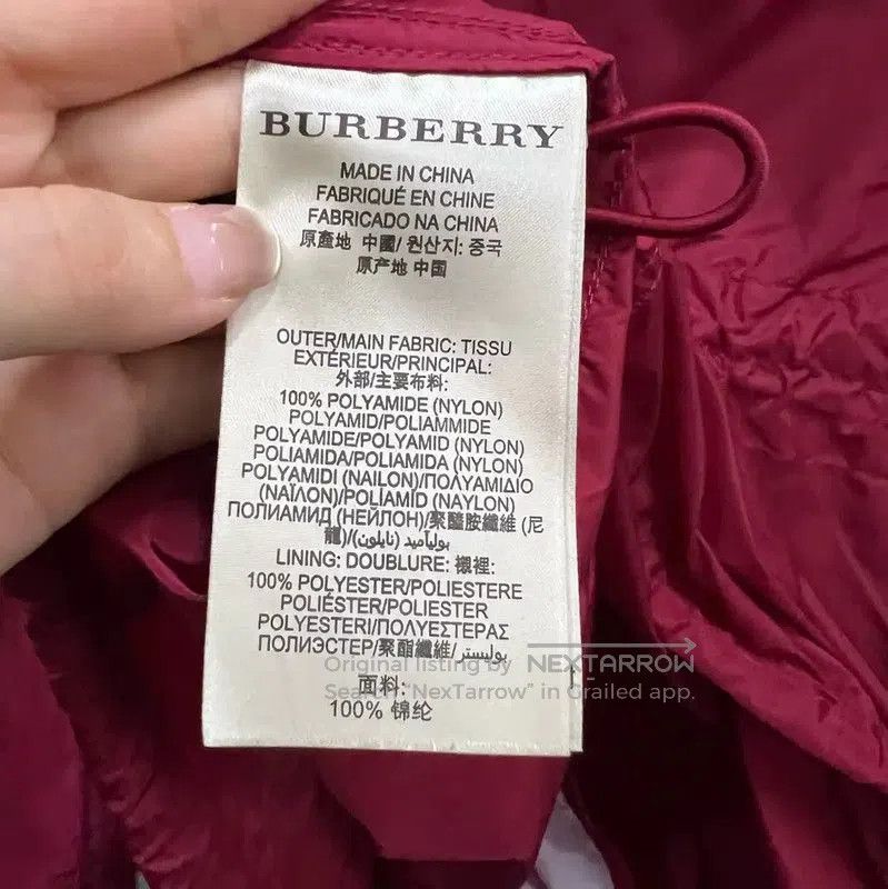 Burberry Burberry Red Cotton Short Trench Coat. Size XXS / US 00 / IT 34 - 3 Thumbnail