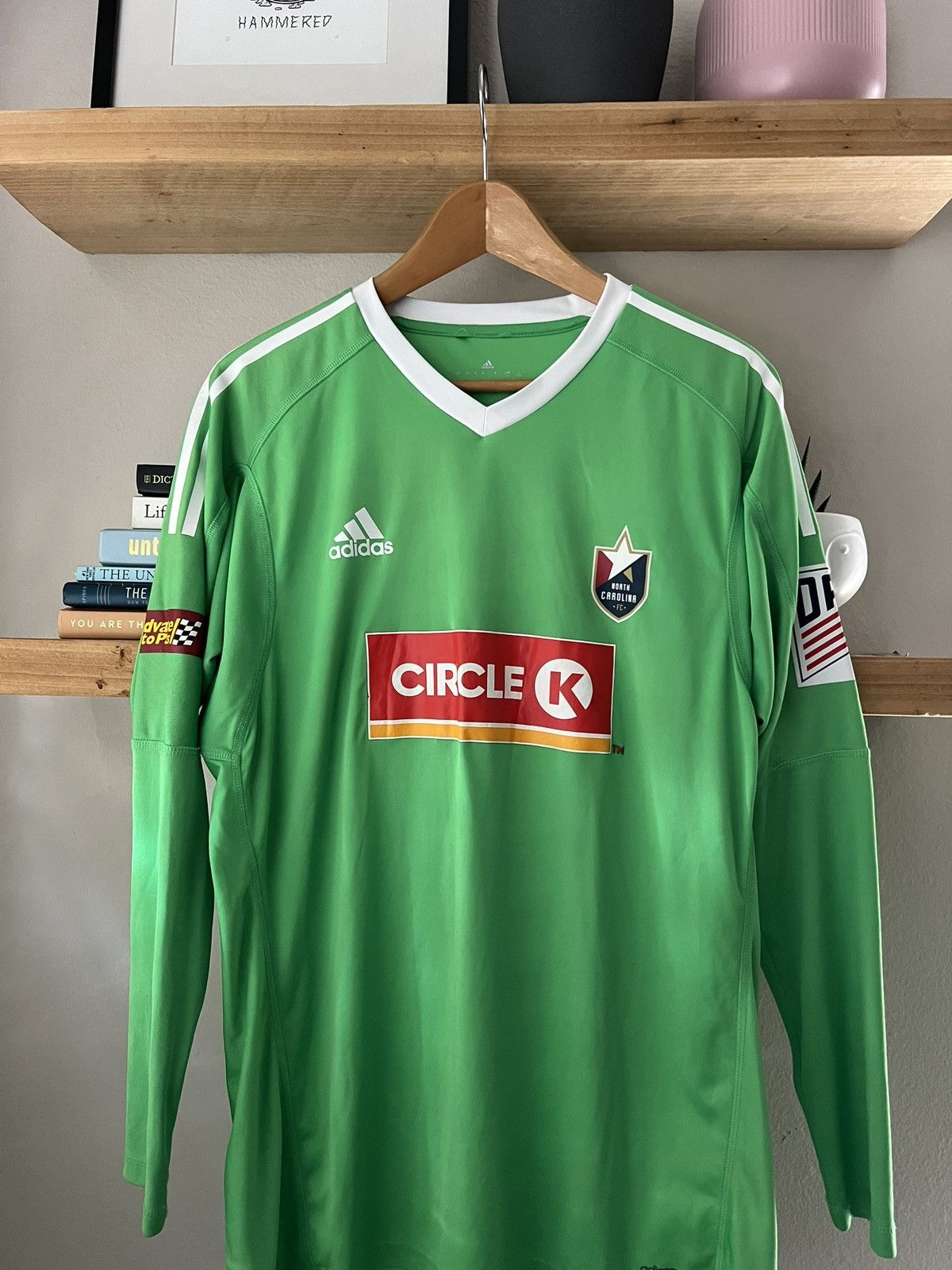 Adidas Soccer jersey rare North Carolina FC size L Size US L / EU 52-54 / 3 - 2 Thumbnail