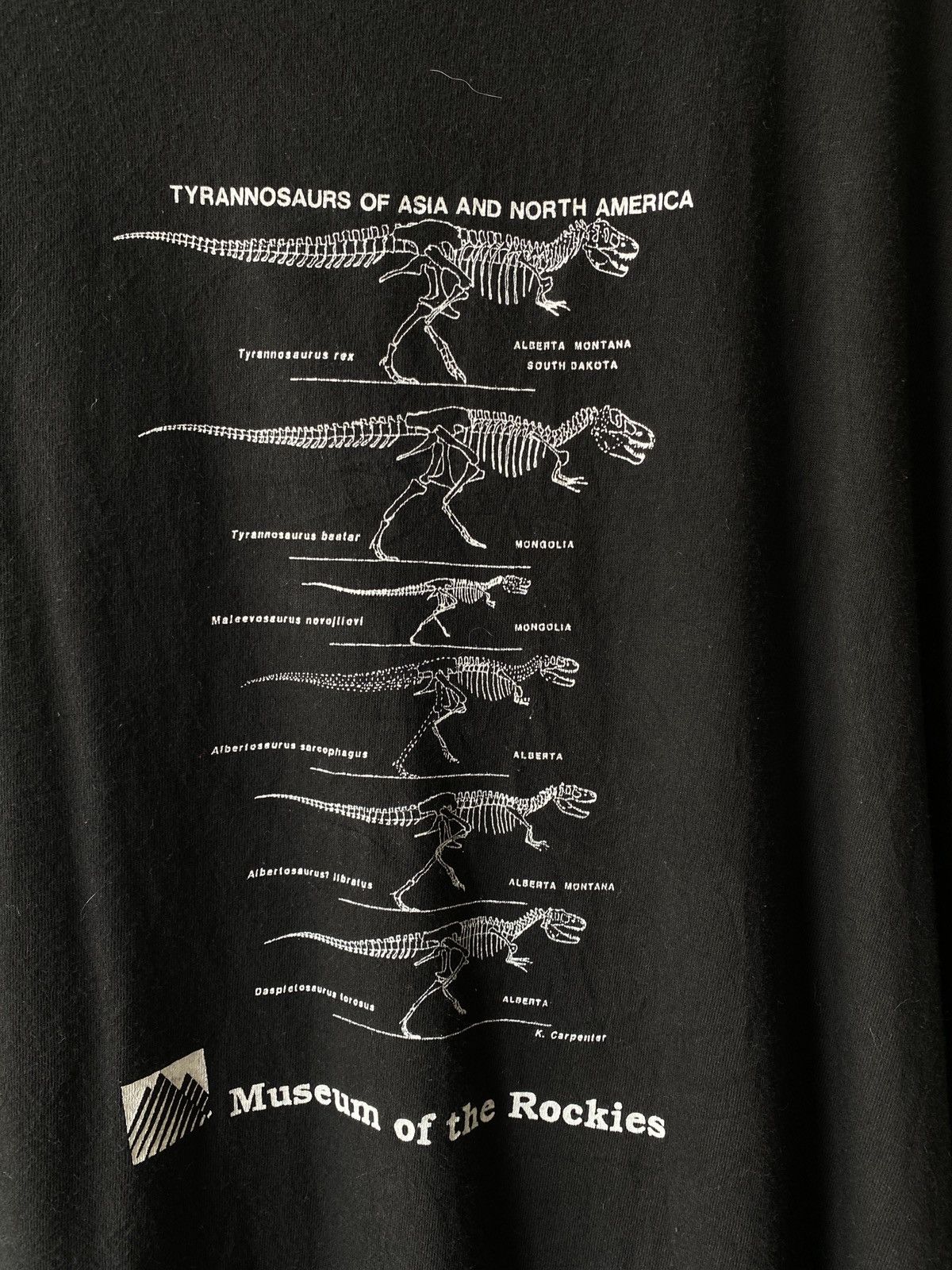 Habitat × Vintage 1990s - Museum Of The Rockies Tyrannosaurs Tee Size US XL / EU 56 / 4 - 5 Thumbnail