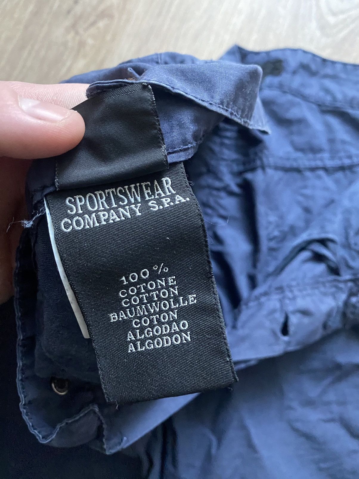 Stone Island × Vintage Stone island denim vintage logo luxury pants Massimo Osti Size US 33 - 10 Thumbnail