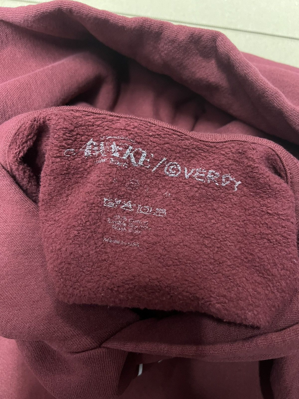 Awake NY × Girls Don't Cry Awake NY / Wasted Youth logo hoodie - Burgundy Size US M / EU 48-50 / 2 - 6 Thumbnail
