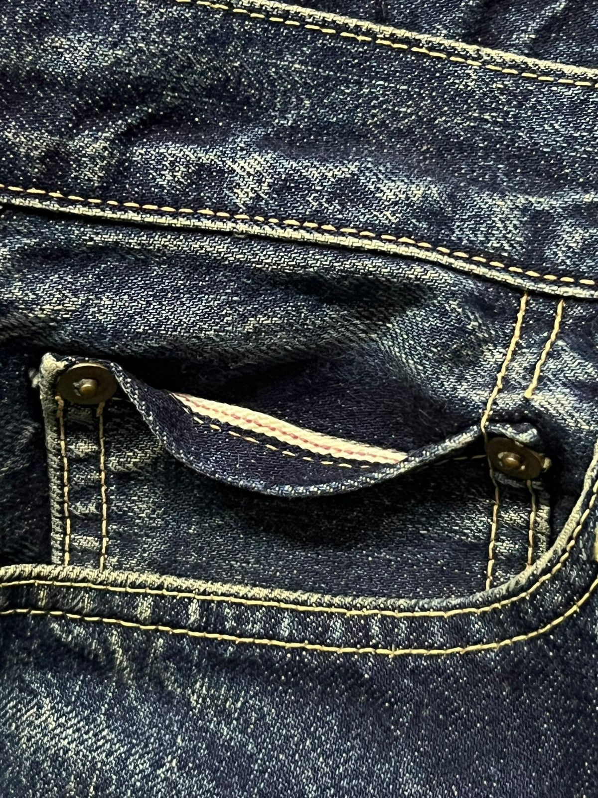 Evisu Baggy Vintage 90s Japanese Selvedge Denim “Osaka-inspired” Size US 32 / EU 48 - 10 Thumbnail