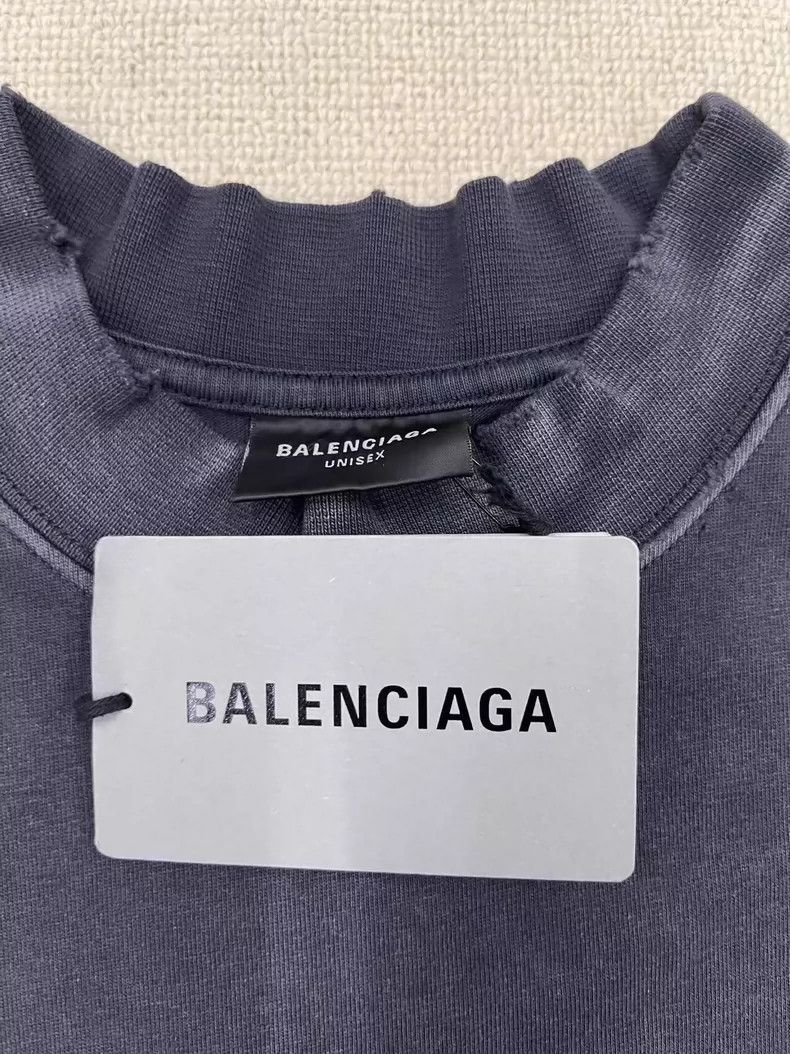 Balenciaga Balenciaga SS24 Taped Letter Logo Printed Jersey Crew Neck Size US XS / EU 42 / 0 - 5 Thumbnail