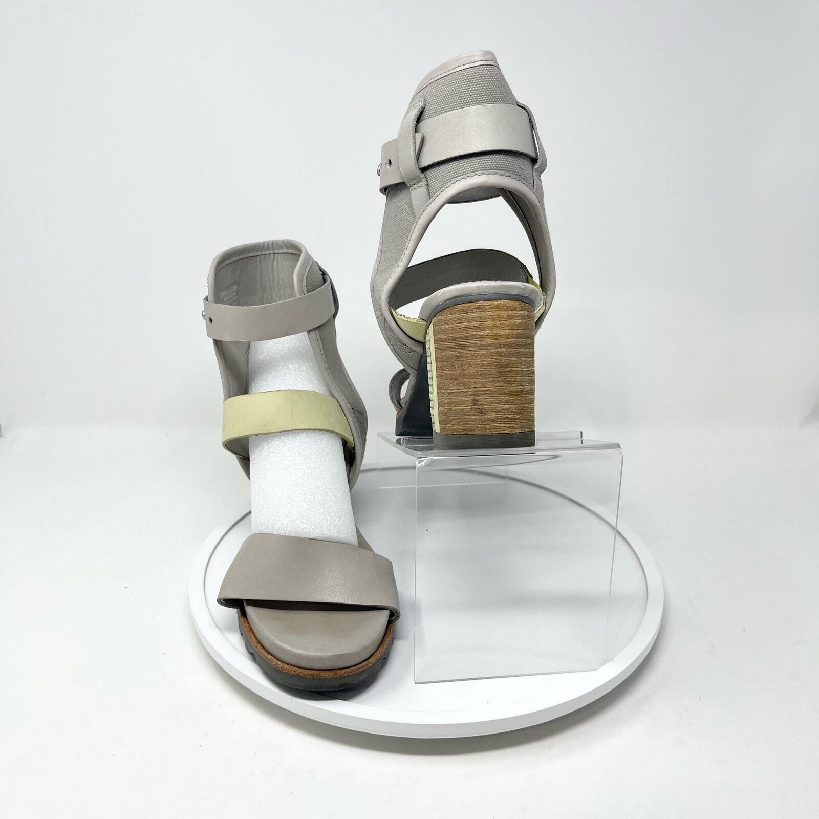 SOREL SOREL Sandals 9.5 Addington Cuff Heel Dove Grey Ankle Strap Size US 9.5 / IT 39.5 - 2 Thumbnail
