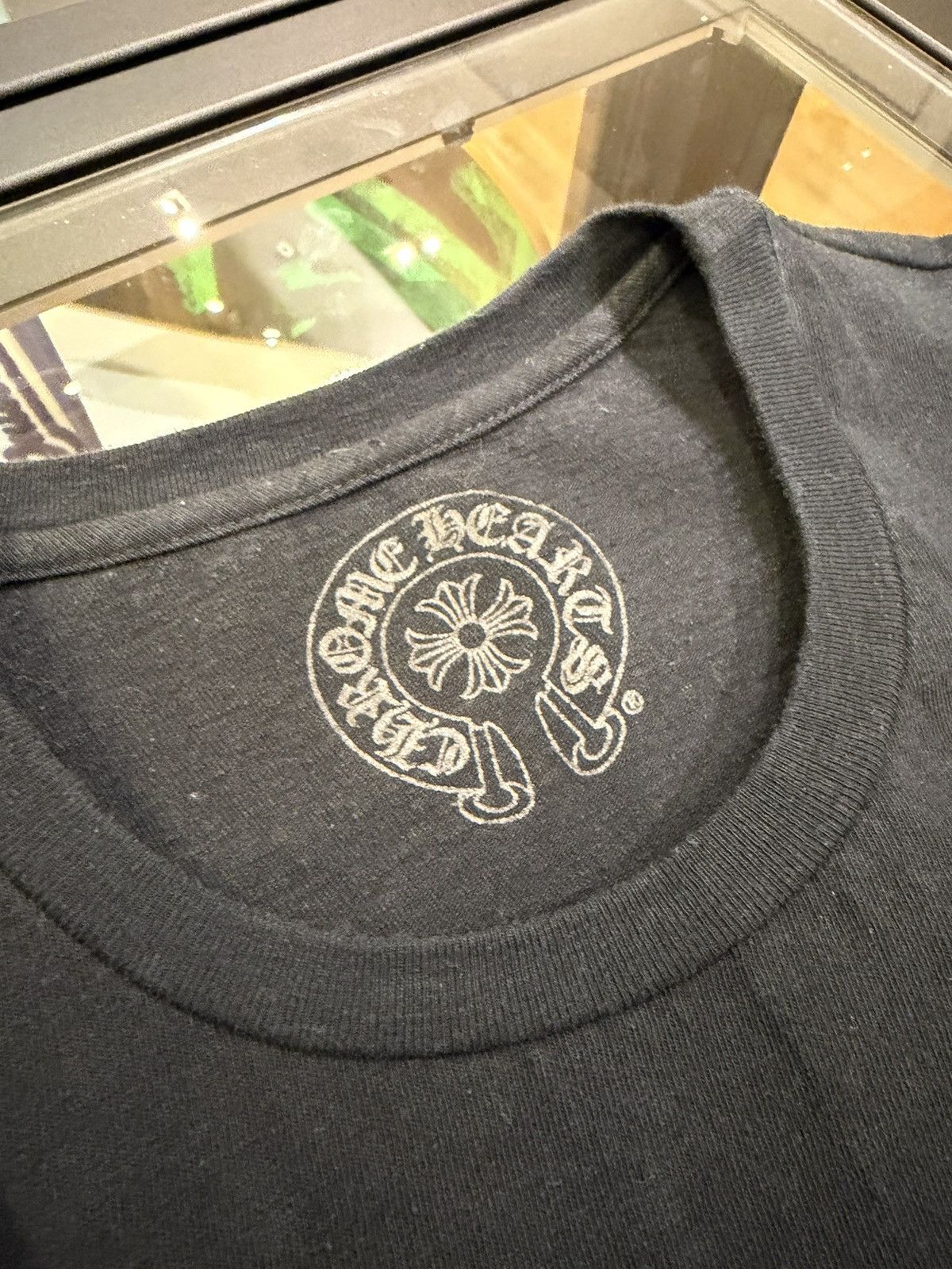 Chrome Hearts Chrome Hearts Leather Cross Patch Pocket Tee Size US M / EU 48-50 / 2 - 4 Thumbnail
