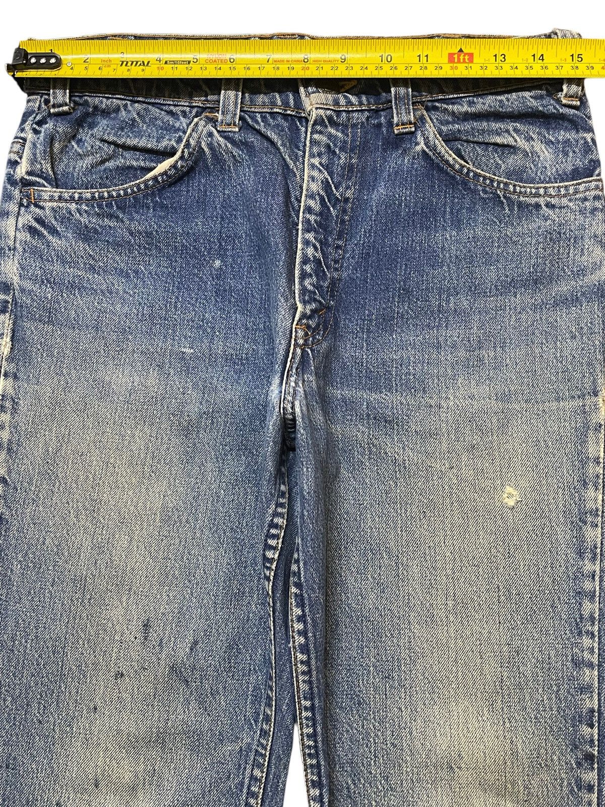 Levi's Crazy Vintage 70s Levis Orange Tab E #23 Bootcut Wide Leg Size US 30 / EU 46 - 12 Thumbnail