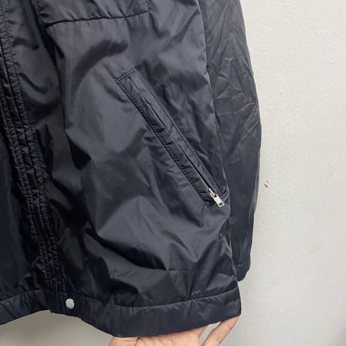 Zucca Vintage Zucca Nylon Biker Jacket Black Size US M / EU 48-50 / 2 - 9 Thumbnail