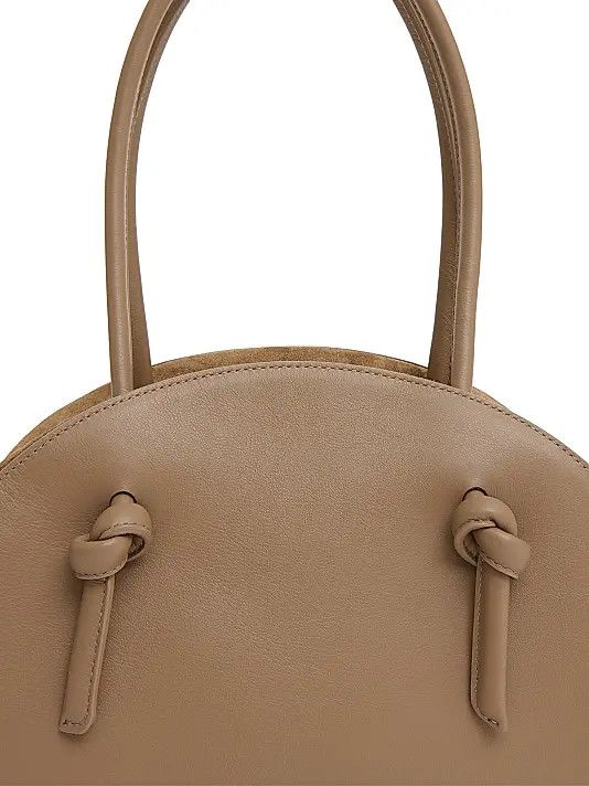 Mansur Gavriel os11x0326 Size: OS / Fortuna Leather Top Handle Bag in Beige Size ONE SIZE - 4 Thumbnail
