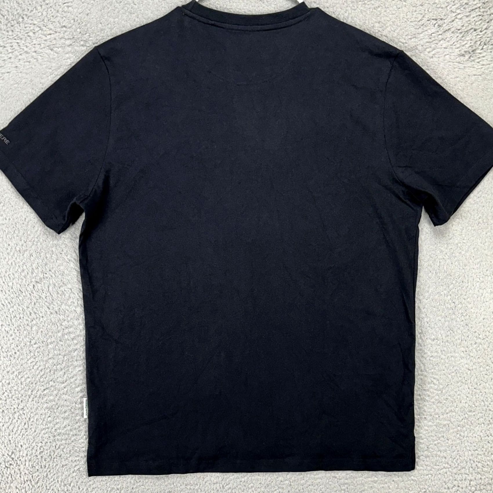John Deere John Deere Mens T-Shirt Large Black Nothing Runs Like A Deere Tee Short Sleeve Size US L / EU 52-54 / 3 - 3 Thumbnail