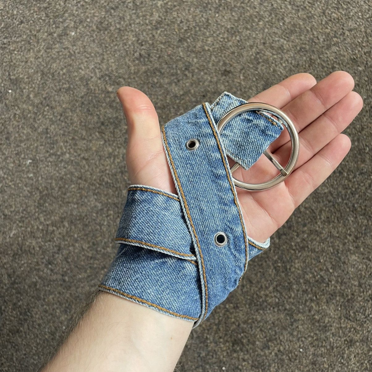 Vintage Vintage 90s Belt Japanese Archive Hype Alt Goth OS Size ONE SIZE - 1 Thumbnail