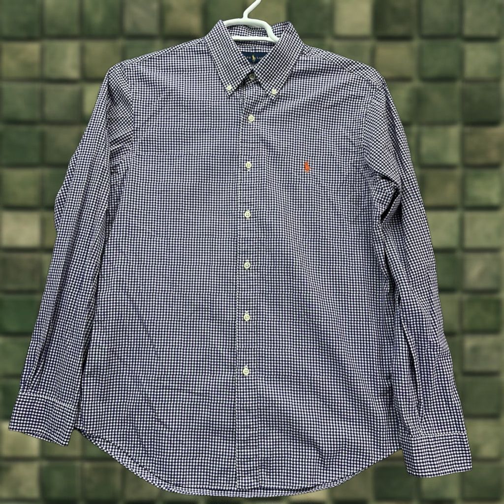 Polo Ralph Lauren Polo Ralph Lauren Shirt Men Large Slim Fit Purple Plaid Preppy Button-Up Casual Size US L / EU 52-54 / 3 - 1 Thumbnail