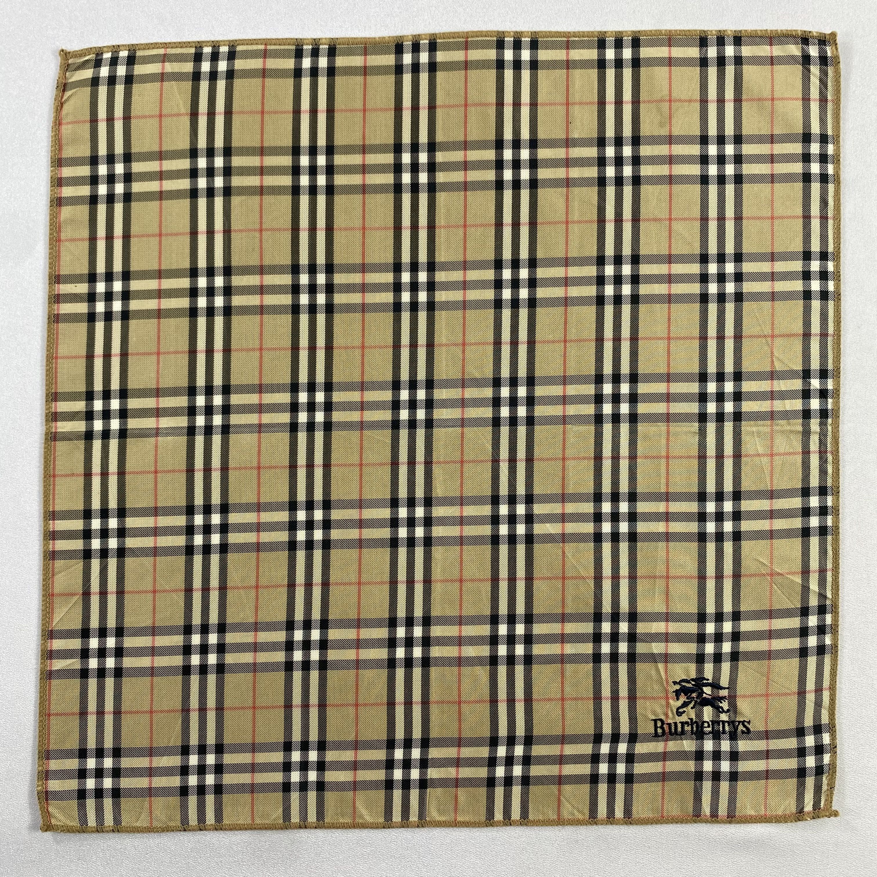 Burberry × Vintage Burberry Handkerchief / Neckerchief / Bandana-P1805 Size ONE SIZE - 1 Thumbnail