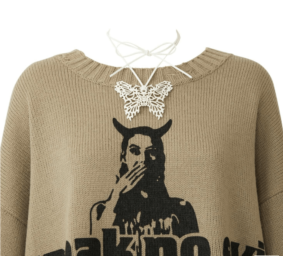 Hysteric Glamour Hysteric Glamour Skull butterfly choker Size ONE SIZE - 3 Thumbnail