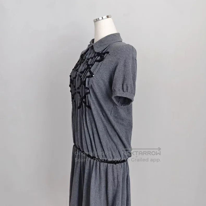 Junya Watanabe Junya Watanabe Round collar ruffled sequined short-sleeve Size XS / US 0-2 / IT 36-38 - 6 Thumbnail