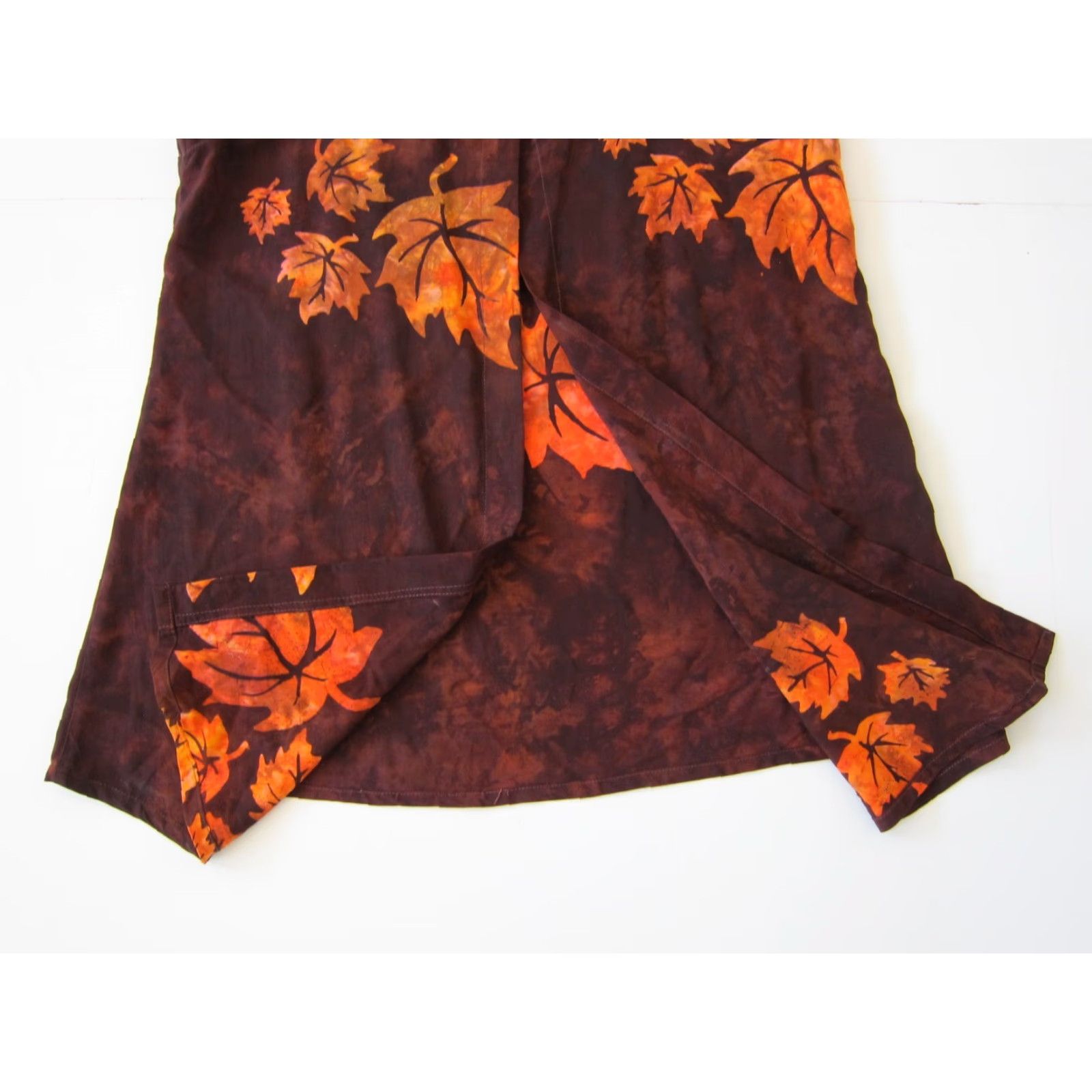 Vintage VINTAGE Wind River Trading Company Rayon Orange Red Tunic Open Tank Blouse Large Size L / US 10 / IT 46 - 5 Thumbnail