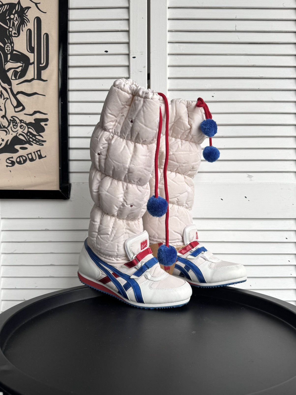 Asics Vintage ASICS Onitsuka Tiger Fur Snow Ski Boots High Y2K Size US 4 / IT 34 - 5 Thumbnail