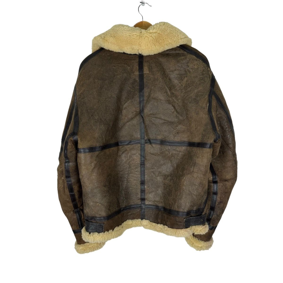 Avirex ☀️80s AVIREX LIMITED SHEEPSKIN B3 LEATHER JACKET Size US M / EU 48-50 / 2 - 6 Thumbnail