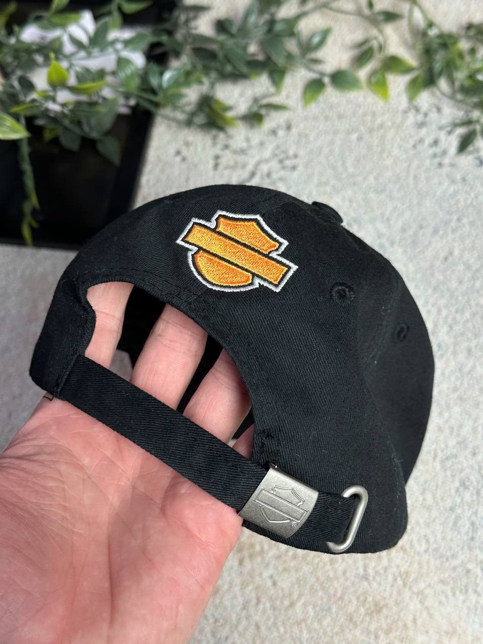 Harley Davidson × Vintage Vintage Harley Davidson Archival Cap Os Y2K Avantgarde Size ONE SIZE - 3 Thumbnail