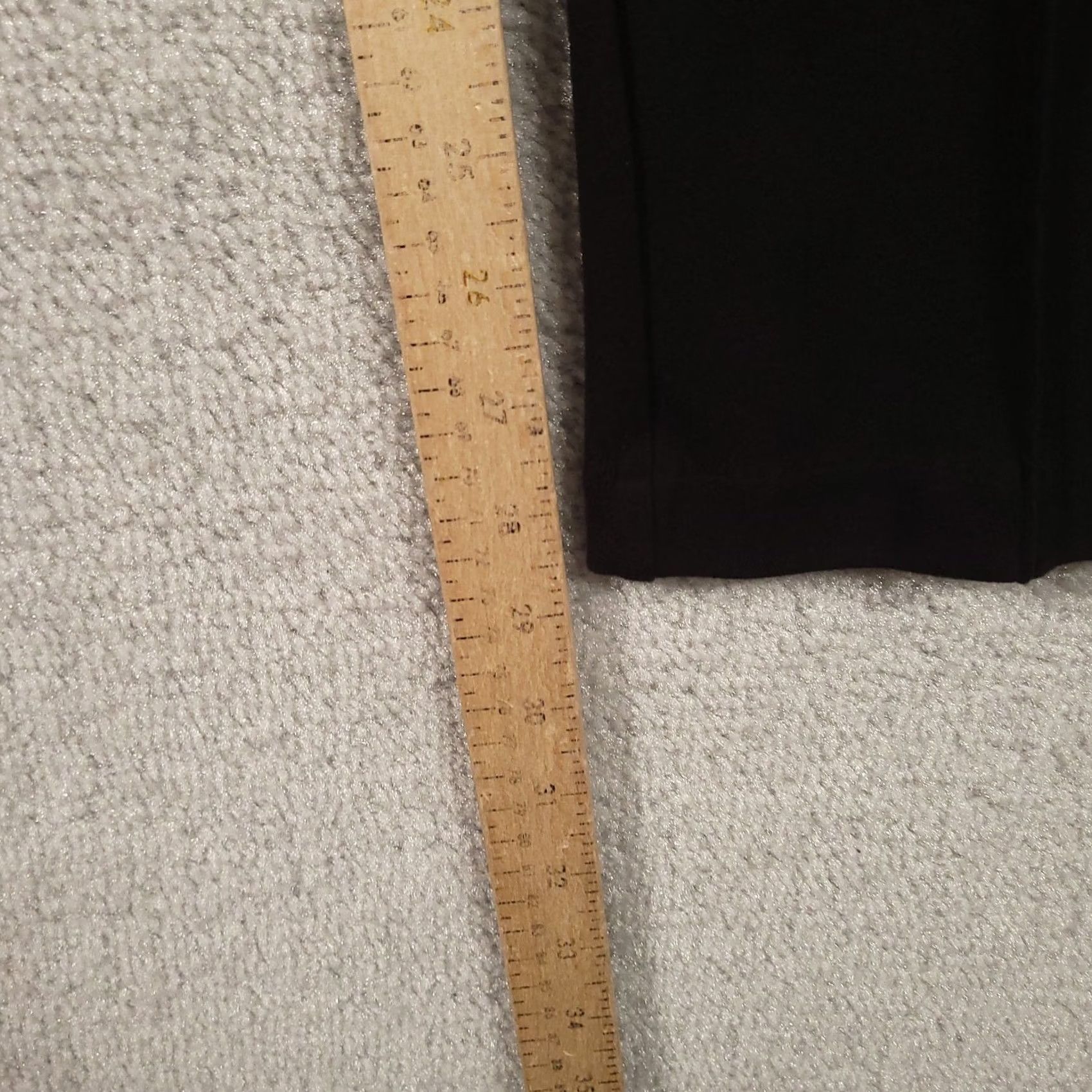 Lee Lee Comfort Pants Pull On Womens 10 Black Stretch Waistband Chino Straight Leg Size 32" / US 10 / IT 46 - 5 Thumbnail