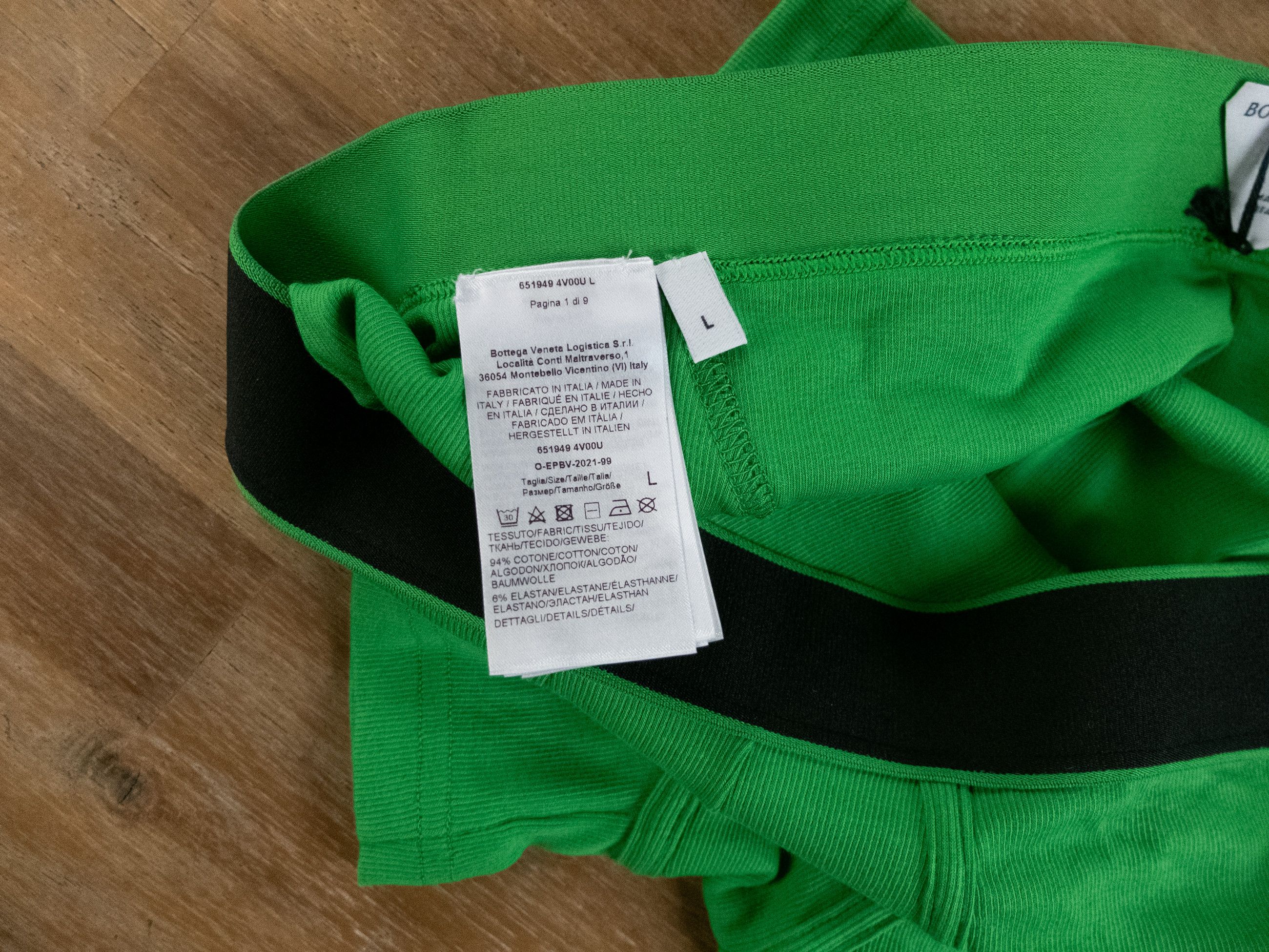 Bottega Veneta BOTTEGA VENETA pack of 3 green cotton boxer briefs Large Size 34 - 7 Thumbnail