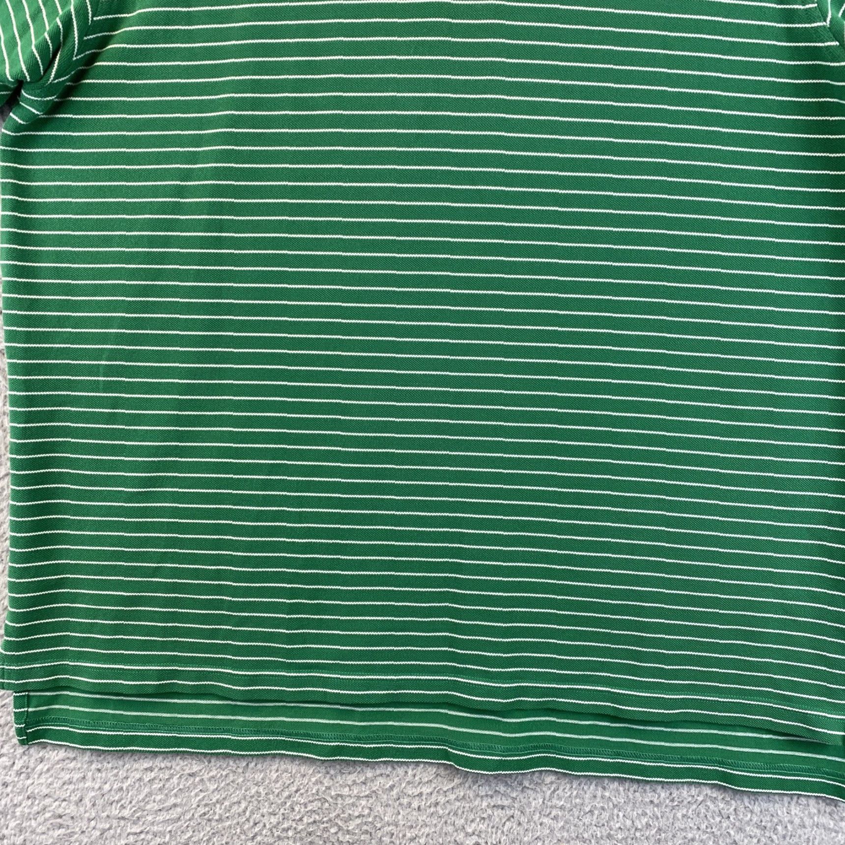 Adidas Adidas Golf Polo Shirt SS Men’s Green Striped Climalite 2XL Short Sleeve Shirt Casual Activewear Mens Size US XL / EU 56 / 4 - 3 Thumbnail
