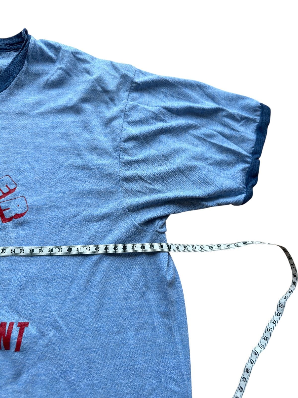 Budweiser *RARE* 1970s BUDWEISER BUD MAN BEER BASEBALL RINGER TEE Size US L / EU 52-54 / 3 - 8 Thumbnail