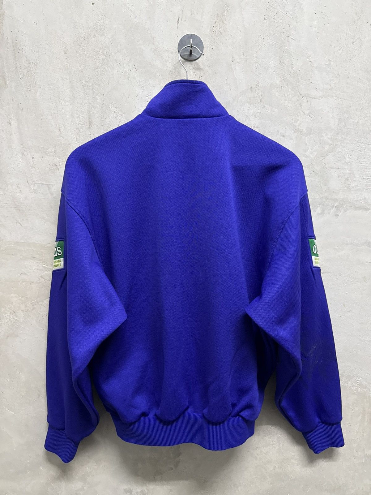 Adidas Vintage 90s Distressed Adidas Trefoil Track Top Size US M / EU 48-50 / 2 - 3 Thumbnail