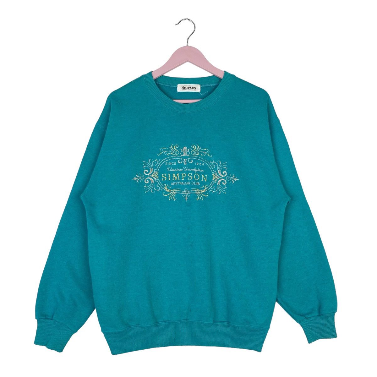 The Simpsons Simpson Embroidery Logo Sweatshirt Crewneck Pullover Jumper Size US L / EU 52-54 / 3 - 1 Thumbnail