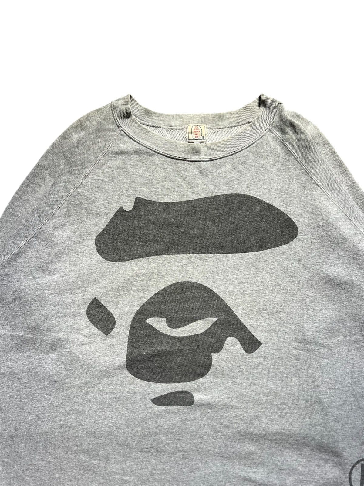 Bape × Vintage Vintage A Bathing Ape Oosaru Face Sweat L Initial Size US L / EU 52-54 / 3 - 3 Thumbnail