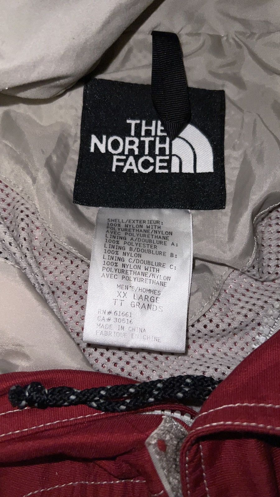 The North Face Red/Beige Ski Coat Exterior Shell Men's Size US XXL / EU 58 / 5 - 6 Thumbnail