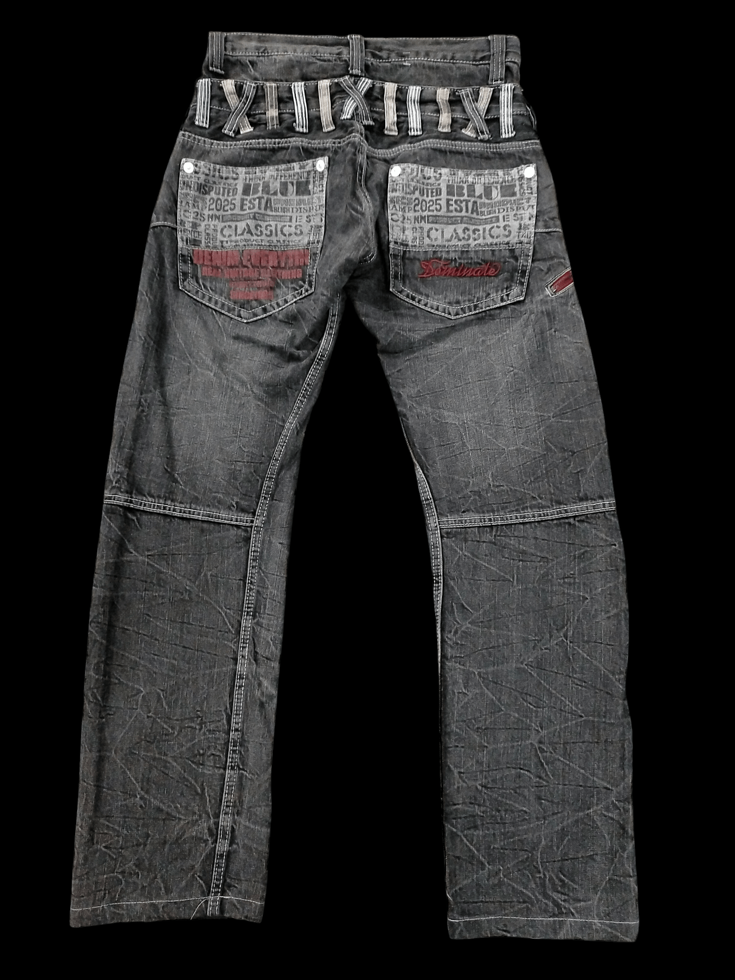 Japanese Brand × PPFM × Seditionaries 🔥Insane🔥Dominate Double Waist Mudwash Jeans Size US 30 / EU 46 - 1 Thumbnail