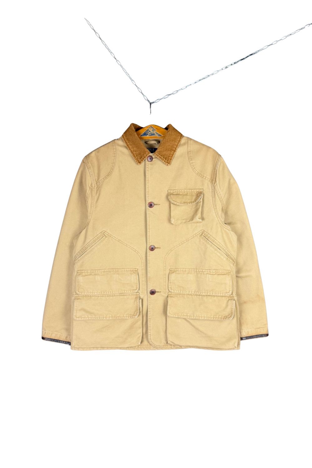 Polo Ralph Lauren Heavy Canvas Wool Lined Hunting Jacket Size US M / EU 48-50 / 2 - 15 Thumbnail