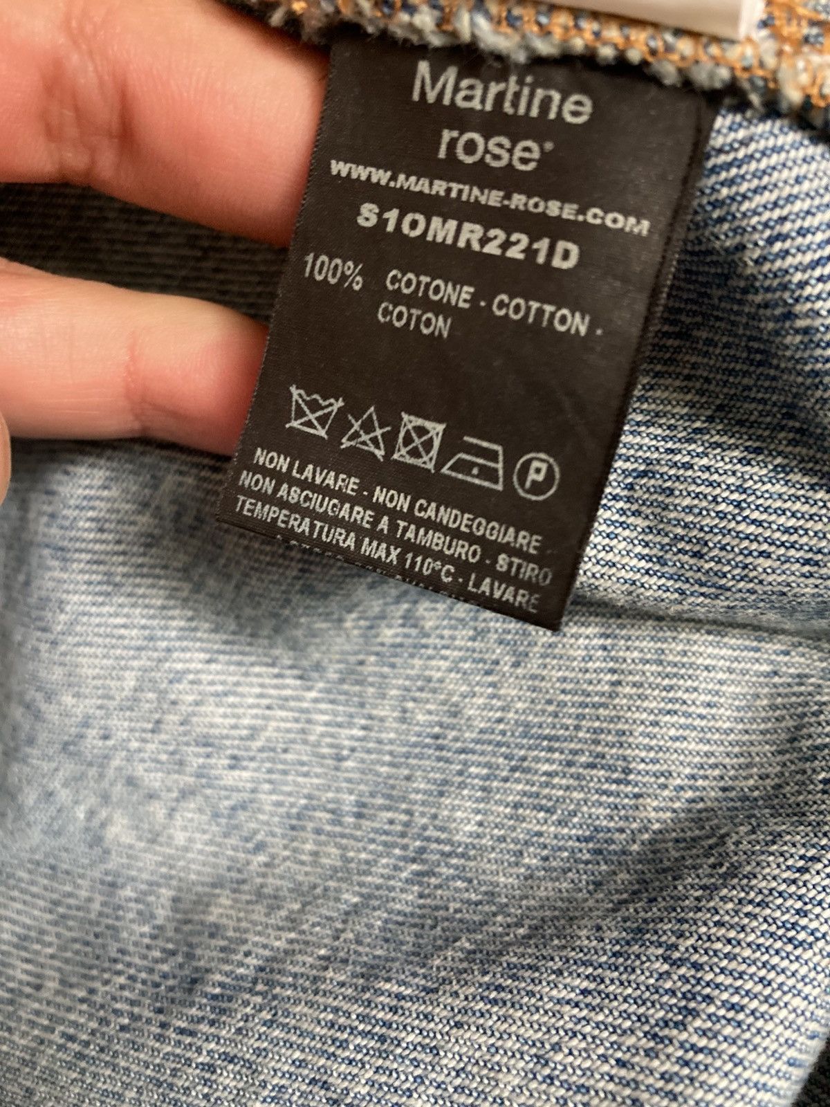 Martine Rose SS21 Martine Rose Acid Wash Conjoined Denim Jacket Twin 2021 Size US S / EU 44-46 / 1 - 3 Thumbnail