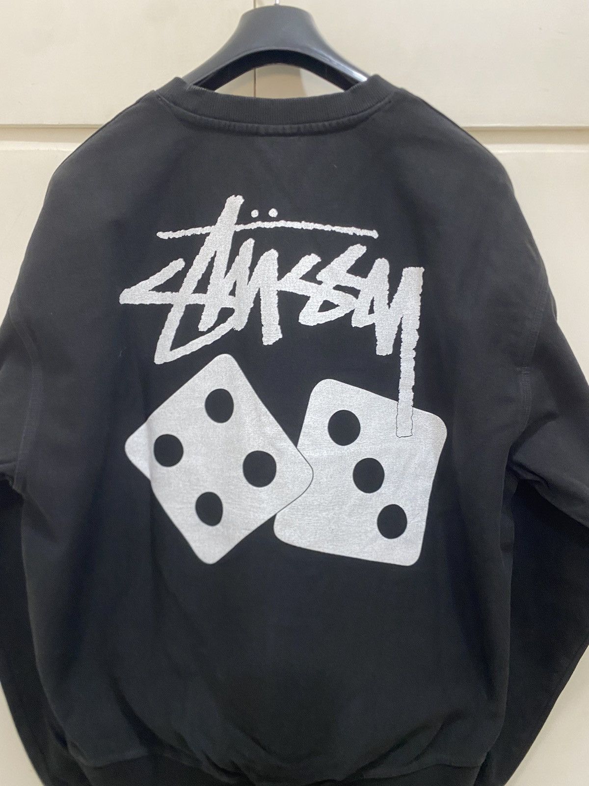 Stussy Stüssy Dadi sweatshirt, size XL, black, with print, used Size US XL / EU 56 / 4 - 11 Thumbnail