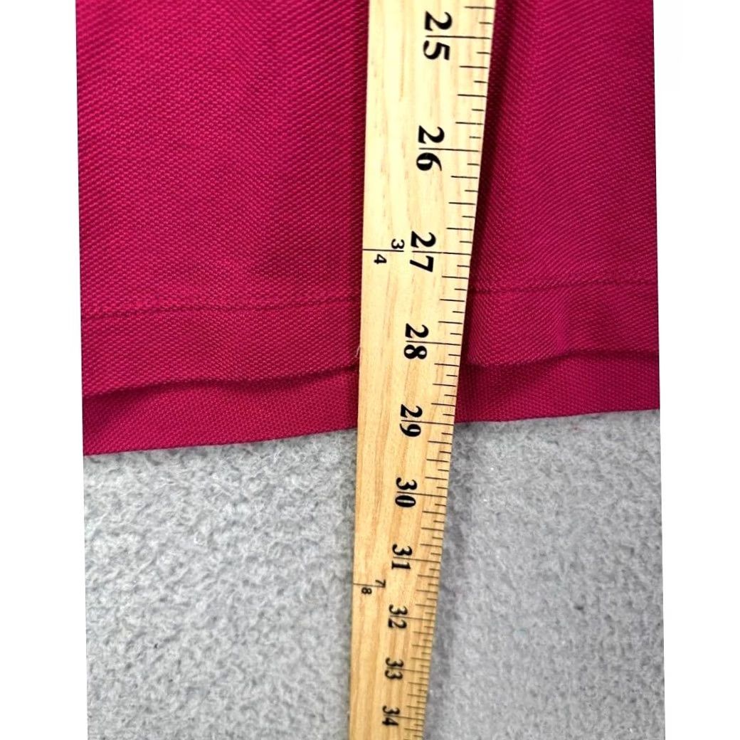 Tommy Bahama Tommy Bahama Polo Shirt Men Large Magenta Supima Cotton Blend Short Sleeve Collared Rugby Casual Shirt Size US L / EU 52-54 / 3 - 6 Thumbnail