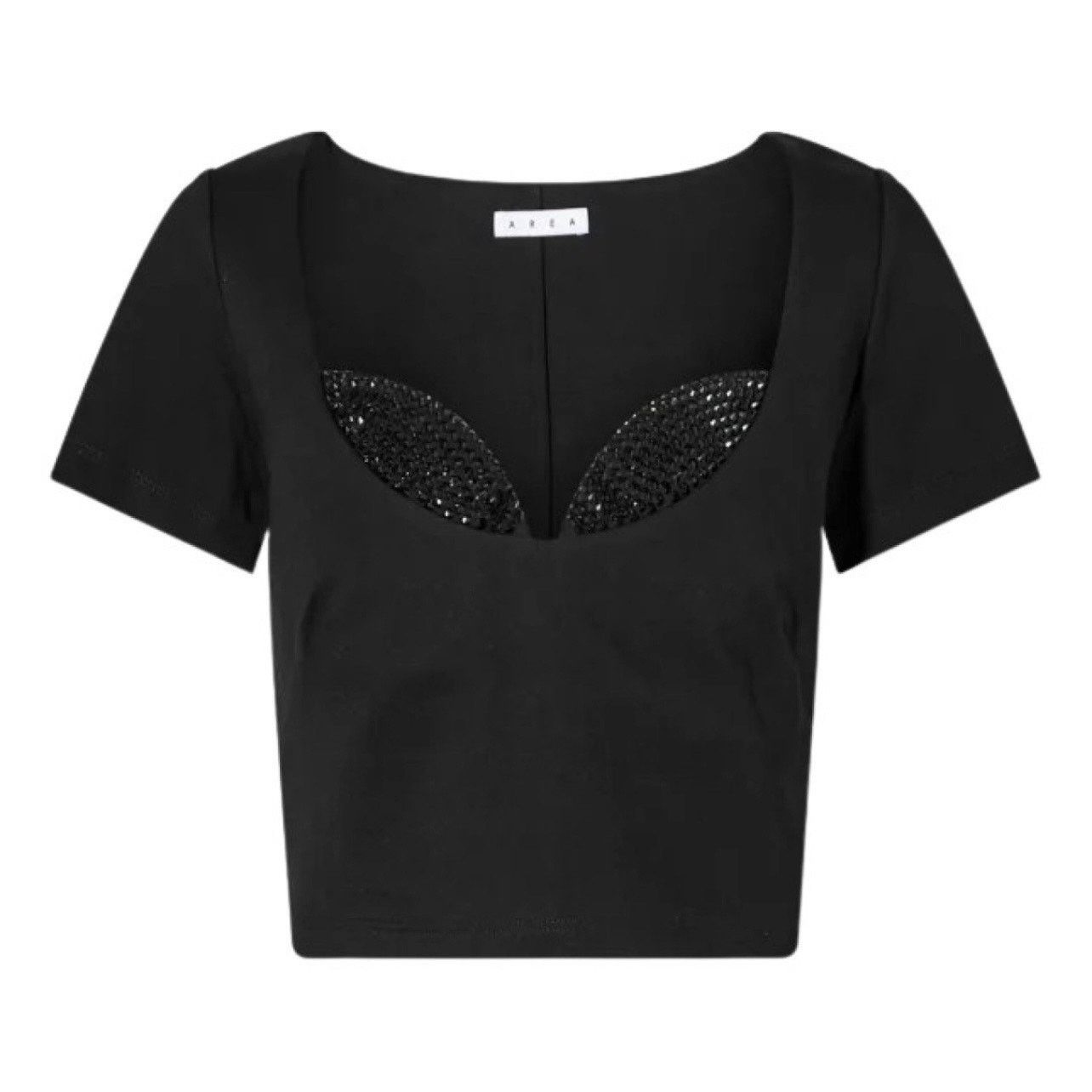 Area AREA Crystal Cup T-shirt Black size S New Size S / US 4 / IT 40 - 2 Thumbnail