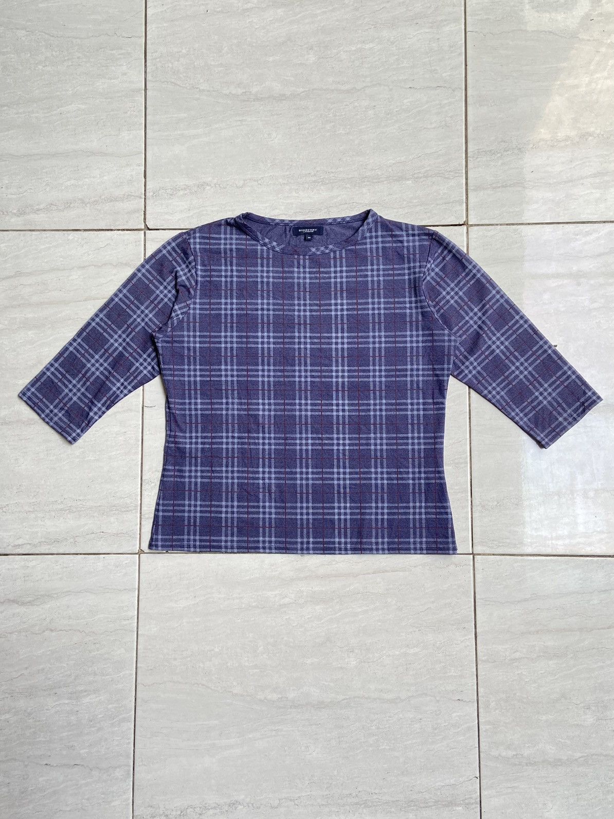 Burberry BURBERRY Nova Checked T-shirt Size US XS / EU 42 / 0 - 1 Thumbnail