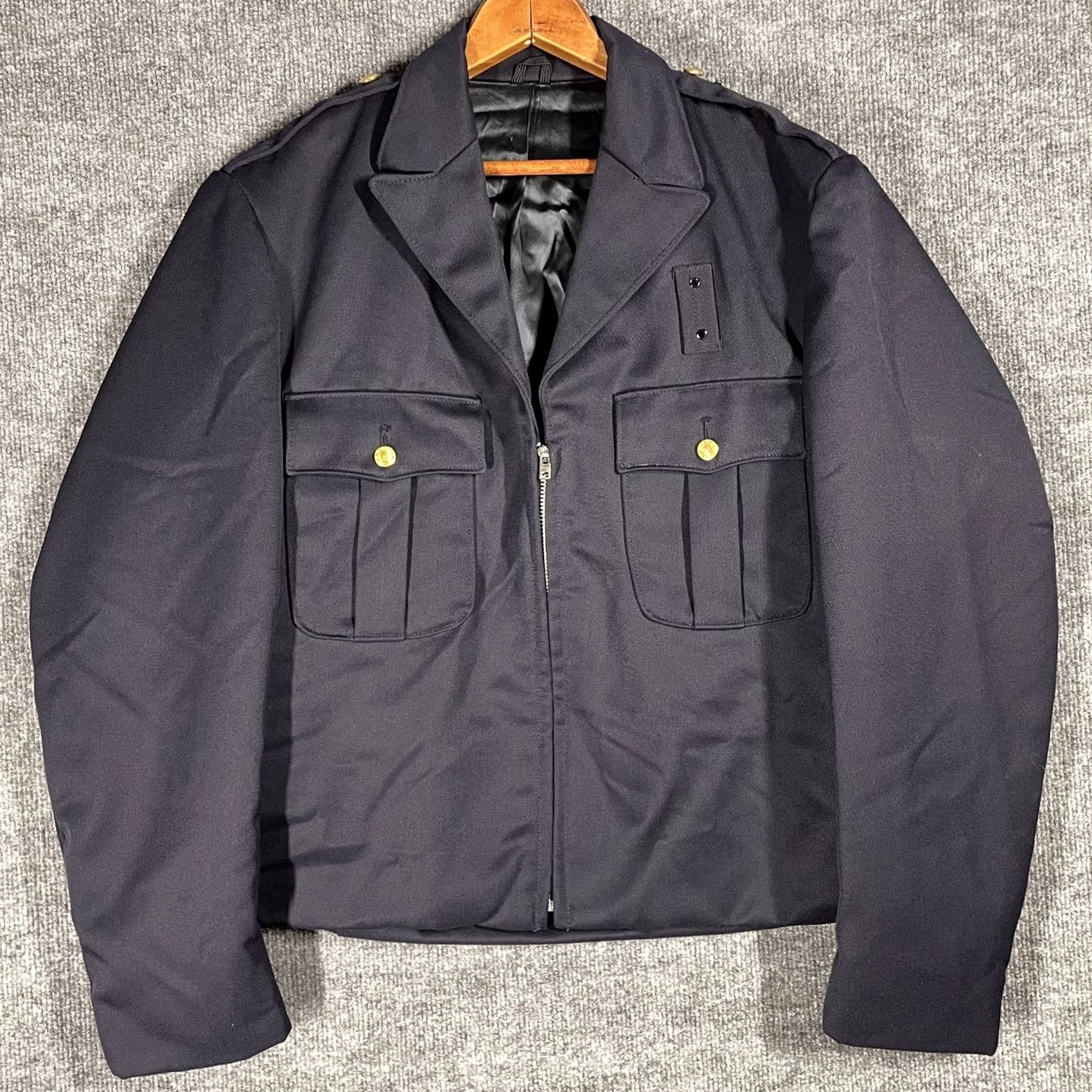 Vintage VINTAGE Chicago Police Jacket Wool Gabardine 60s 70s Size 42 R Blue Lavigne Uniform Mens Size US XS / EU 42 / 0 - 2 Thumbnail