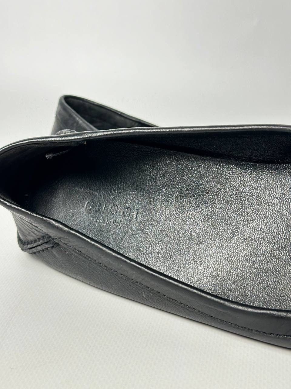 Gucci Gucci Loafers Driving Mocassins Gold Knot Detail Leather Size US 6 / IT 36 - 10 Thumbnail