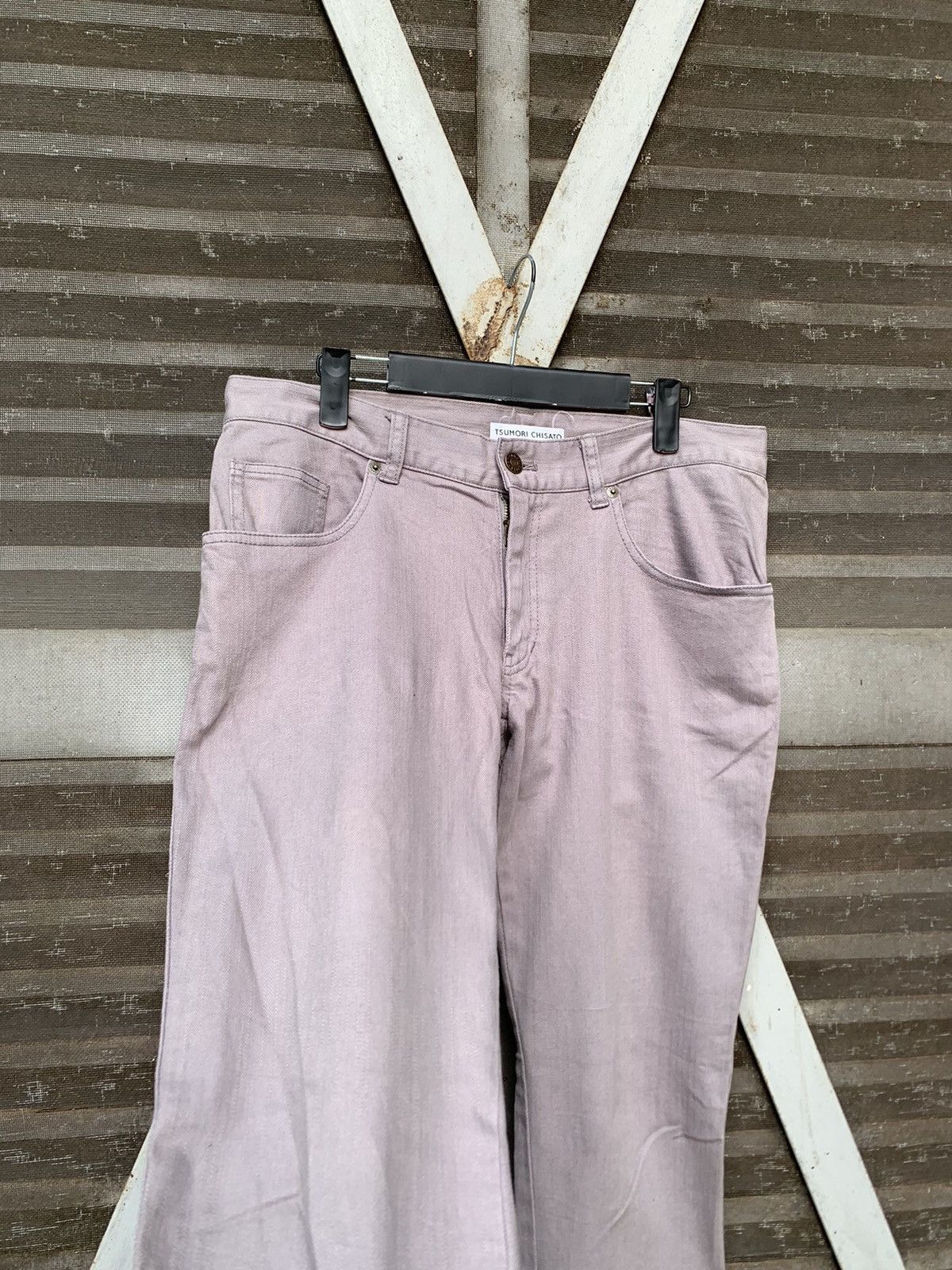 Issey Miyake 👹TSUMORI CHISATO ISSEY MIYAKE CLASSIC SKINNY PANTS Size US 32 / EU 48 - 10 Thumbnail