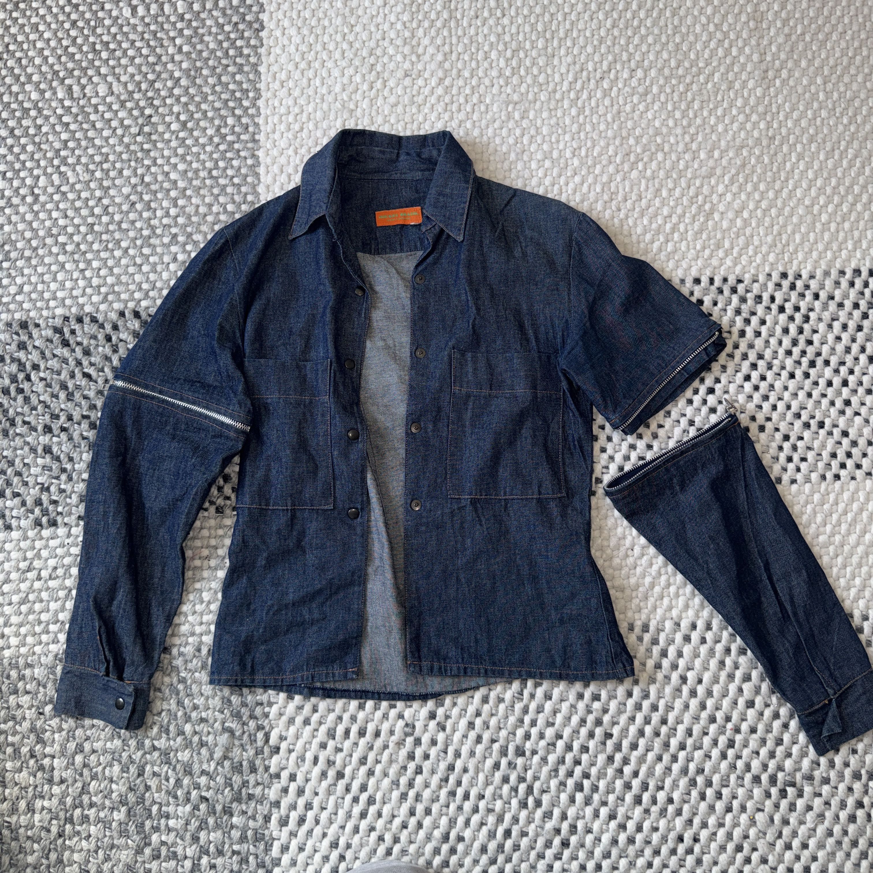 Walter Van Beirendonck Rare Mickey Brazil 1990's Denim Button Up Size S / US 4 / IT 40 - 1 Thumbnail