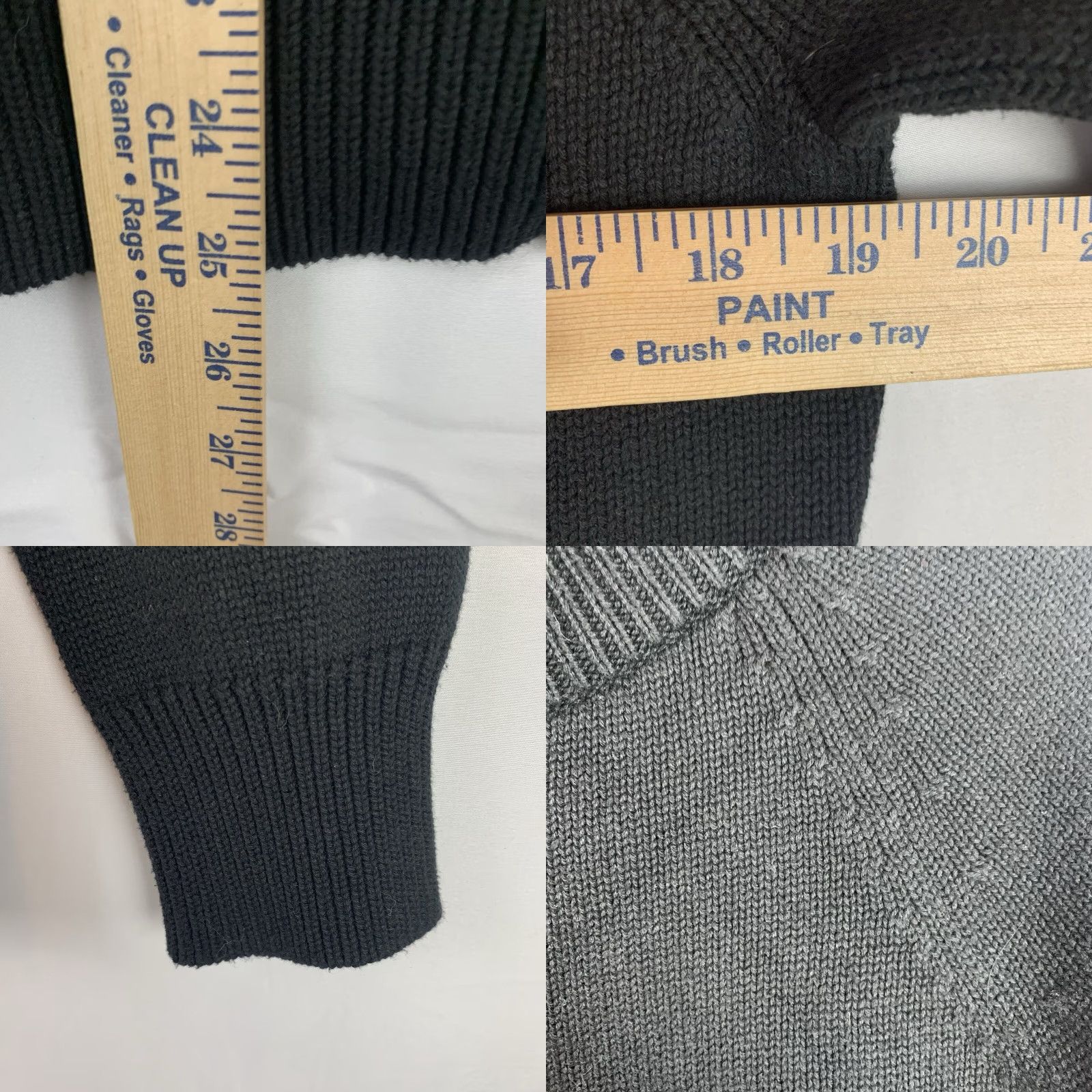 Pendleton VINTAGE Pendleton Cardigan Sweater Women M Black Pockets Full Zip 90s Size M / US 6-8 / IT 42-44 - 8 Thumbnail