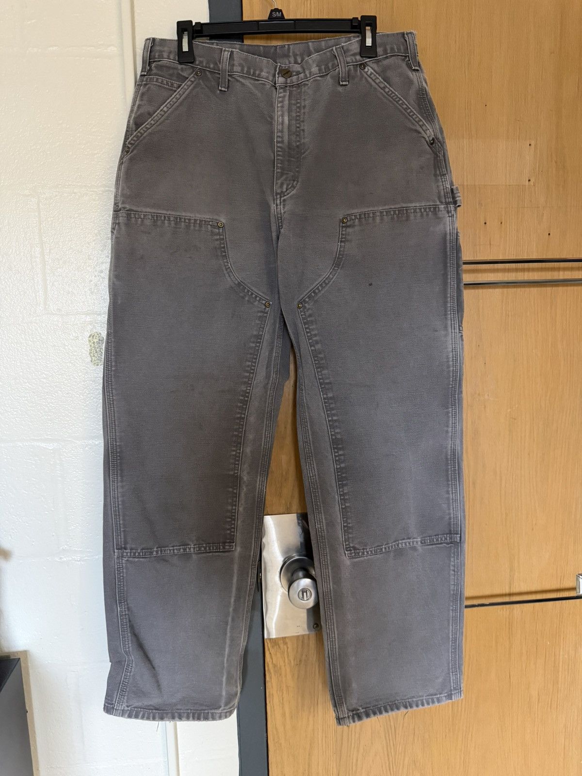 Carhartt Vintage Gray Carhartt double knee Size US 34 / EU 50 - 1 Thumbnail