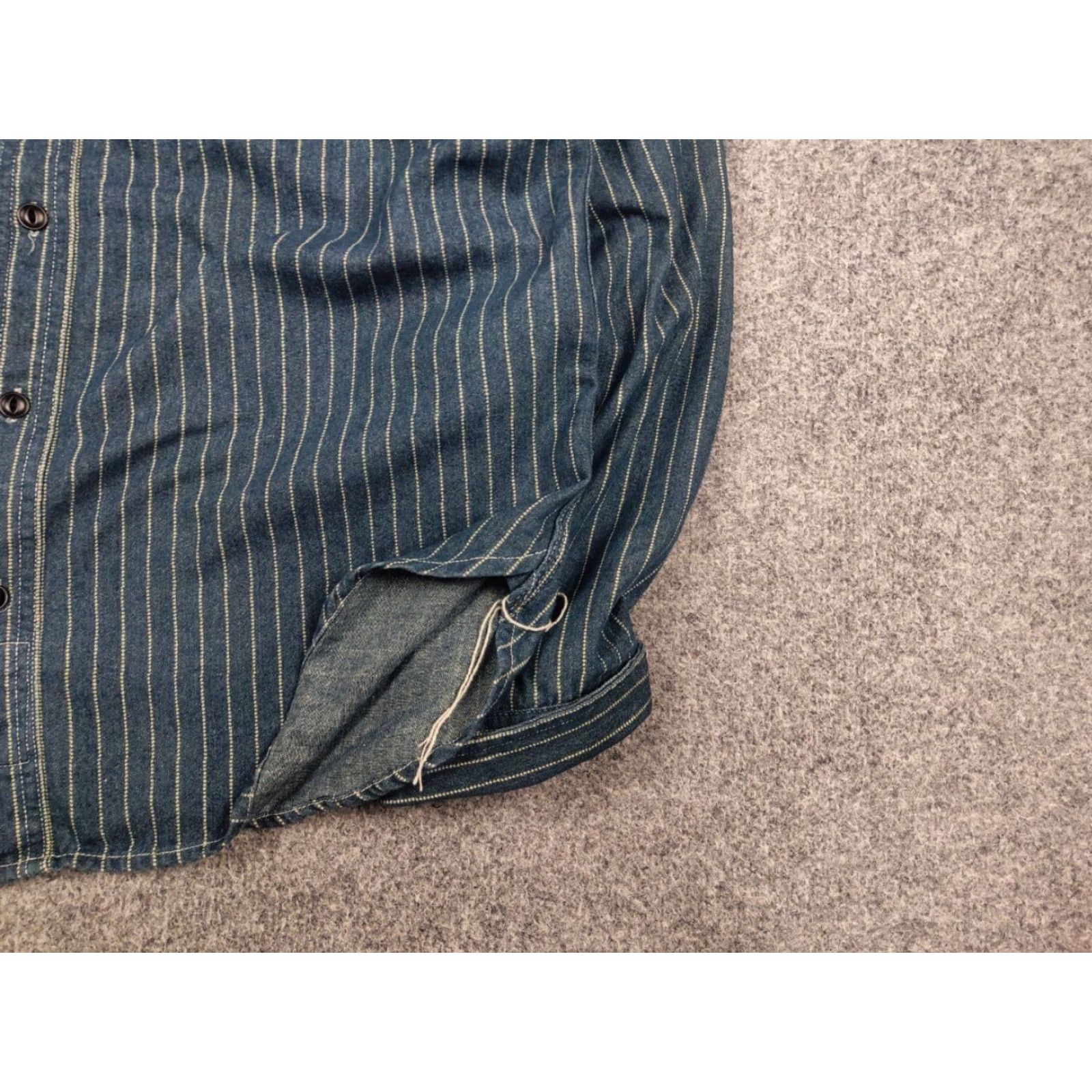 Vintage Non Stock Flyer Japan Wabash Vent Hole Vintage Style Work Shirt Size US XXL / EU 58 / 5 - 6 Thumbnail