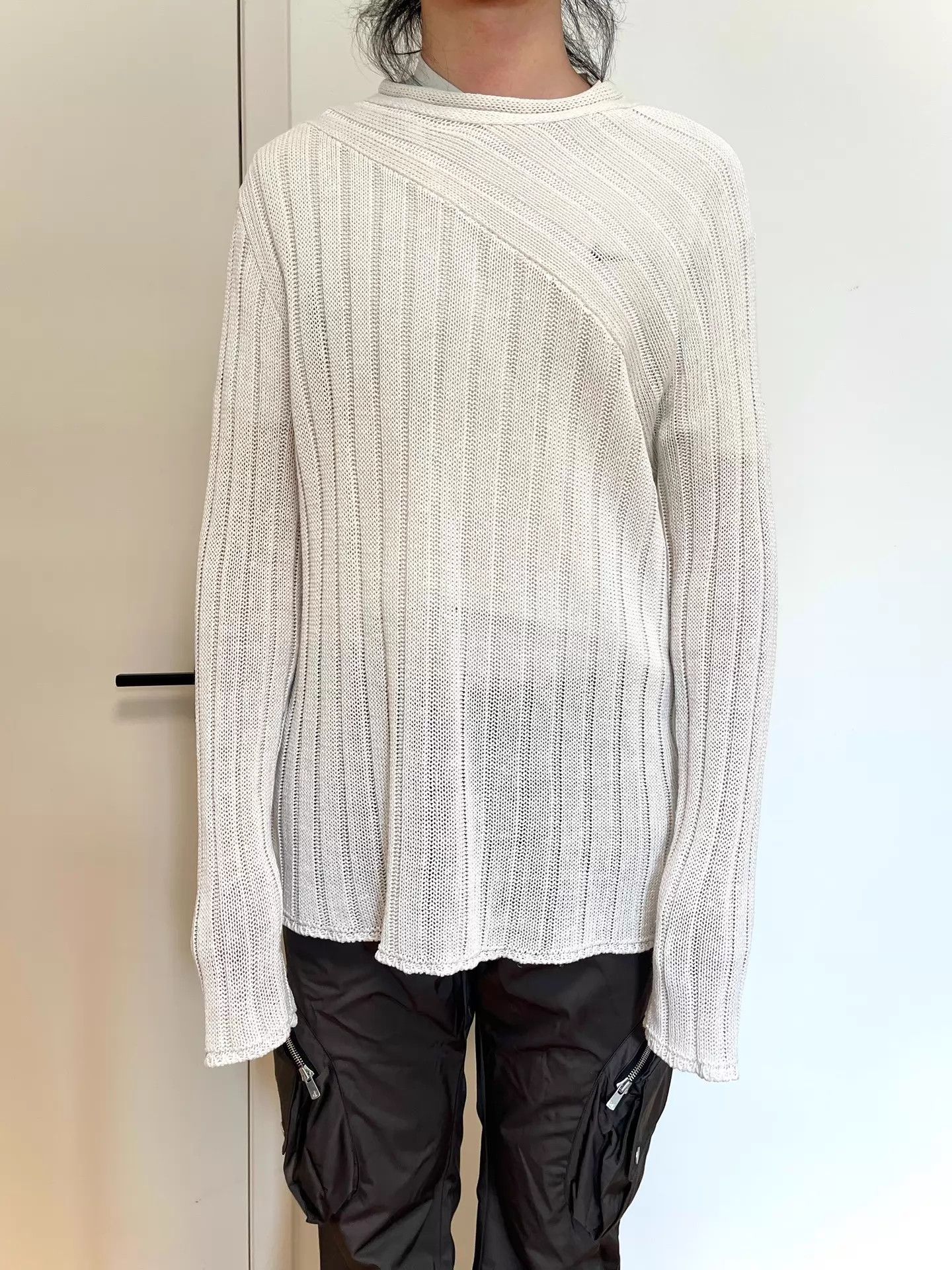 Armani Collezioni Armani Collezioni Vintage Knit Jacket 00ss Size US L / EU 52-54 / 3 - 1 Thumbnail