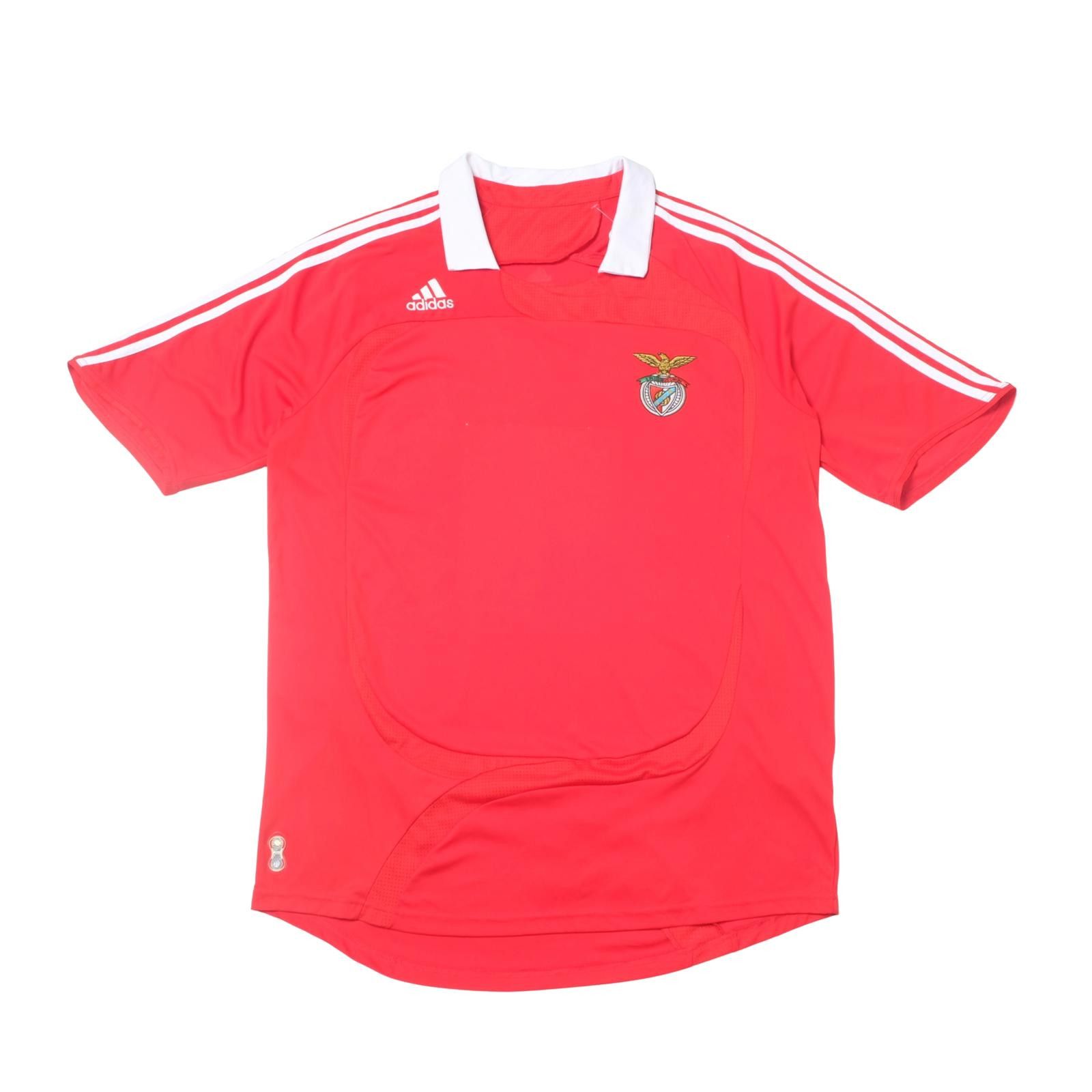 Adidas 2007/08 Benfica Home Shirt Adidas (XL/2XL) Size US XL / EU 56 / 4 - 1 Thumbnail