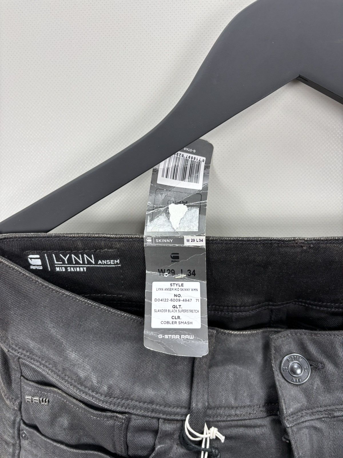 G-Star Womens jeans Y2k G Star Raw Size 29 Color Black Size 24" / US 00 / IT 34 - 13 Thumbnail