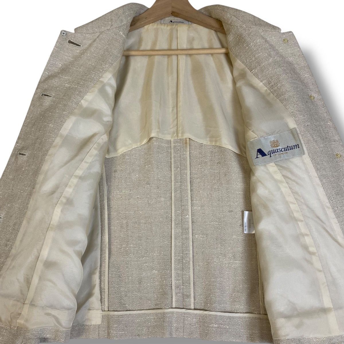 Aquascutum Aquascutum Tweed Linen Blazer Size M / US 6-8 / IT 42-44 - 6 Thumbnail