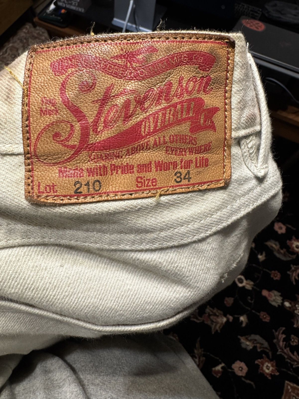 Stevenson Overall Co. Big Sur 210 White Denim Size US 34 / EU 50 - 3 Thumbnail